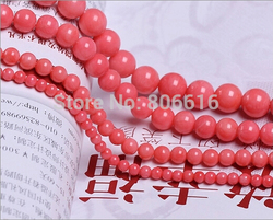 7MM 120Pcs Pink Natural Loose Coral Strand Jewellery Beads Accessories(China (Mainland))