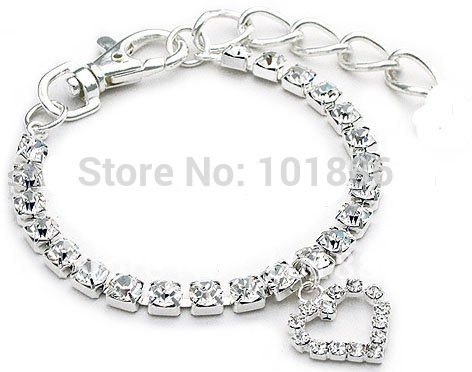 wholesale dog jewelry pet product 10pcs lot rhinestone best gift for your love pet