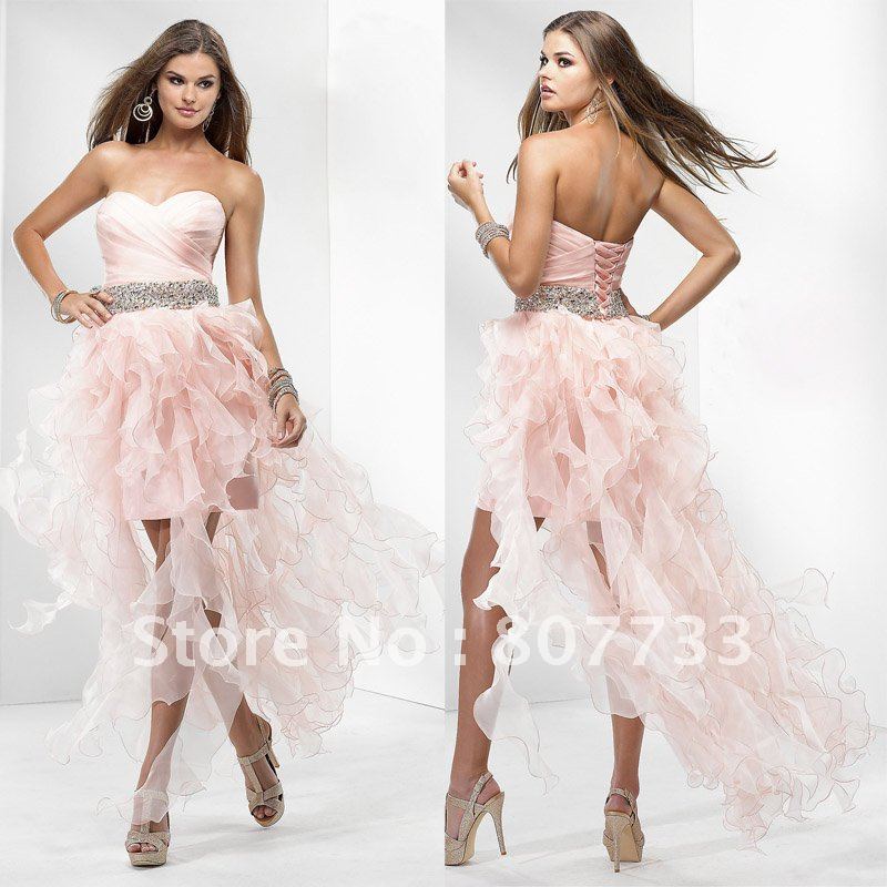 Cheap Prom Dresses Short Front Long Back - Holiday Dresses