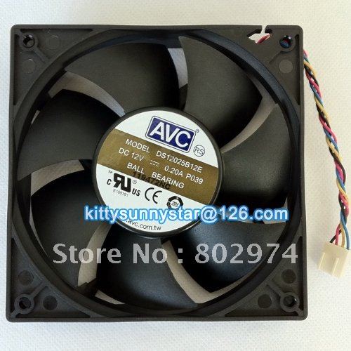 Купить AVC 12025 ds12025b12u 12v 1.05a 4wire Вентилятор, Вентилятор ...