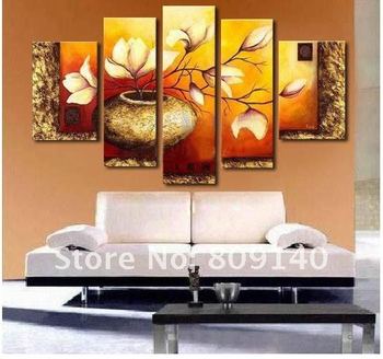 Modern Home Decor Stores on Abstract Decoration Modern High Quality Hand Painted Home Office Decor