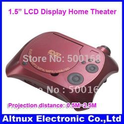 New Protable Projector 480*240 home theater dvd projector High definition 1.5" LCD Display RL10(China (Mainland))