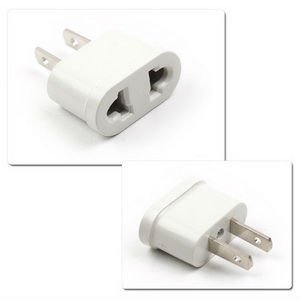 WholeSale Universal EU AUS to US USA AC Power Travel Plug Adapter + FreeShipping E04010017