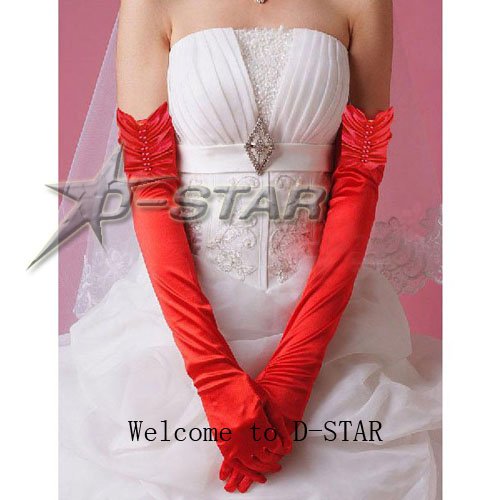Ivory long bridal gloves custom made color size high quality best price