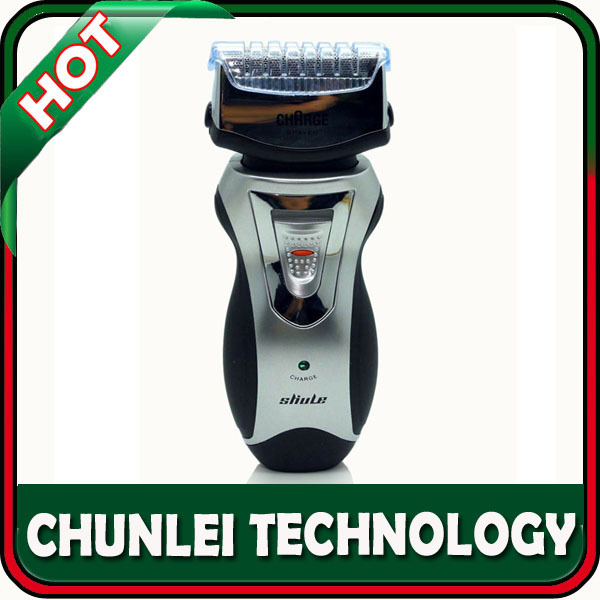 Free shipping! Rechargeable 3 blades Head Cordless Trimmer Electric Mens Shaver Razer 