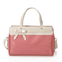free shipping Patent Leather Handbag Tote Handbag fashion candy color matching ladies Satchel
