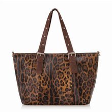 free shipping Lady handbag handbag lady handbag fashion cross leopard lady handbag