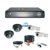 Free Shipping Wholesale 4 CH DVR Kit with Dome Cameras and IR Long Range Cameras