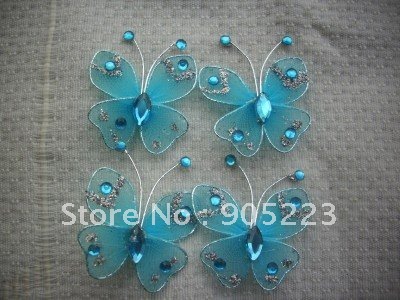 Gratis verzending Bruiloft Decoratie 3cm 100st Stocking Butterfly ...