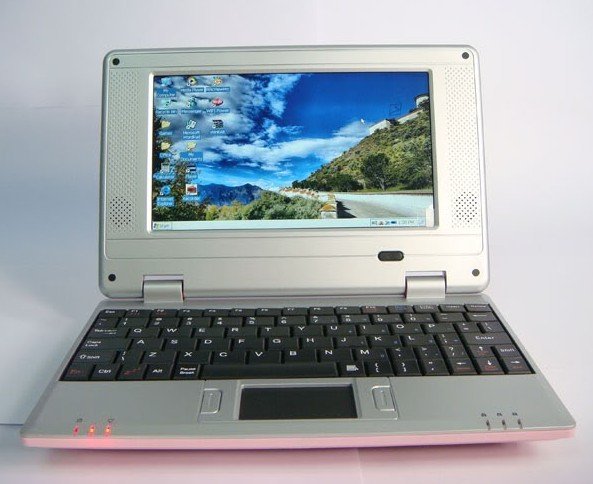 Free shipping NEW 7 inch Mini Netbook Laptop Notebook WIFI android 2 2 2GB HD