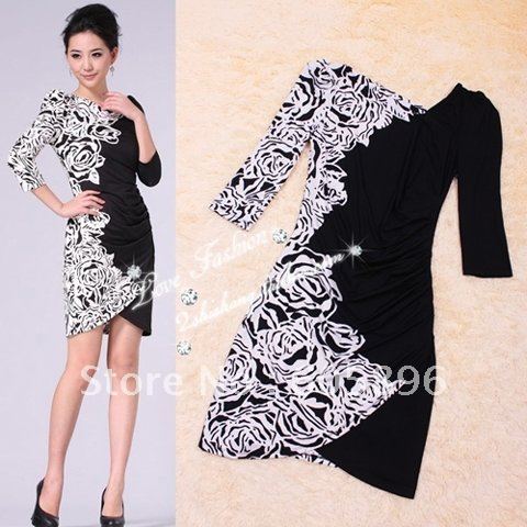 Short Black Dress on Dresses Women Dresses Sexy V Neck L Xxxl Plus Size Leopard In Dresses