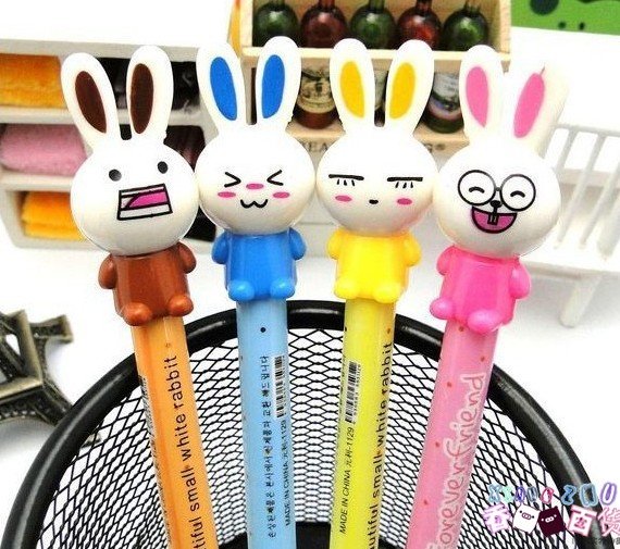 Easter-Bunny-Ball-Pen-Rabbit-Face-Cartoo