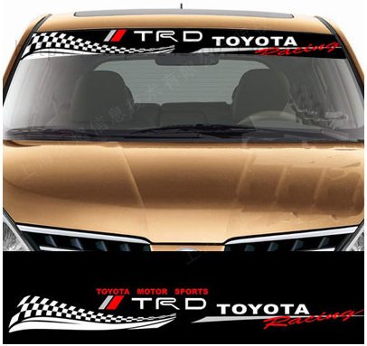Toyota car sticker design