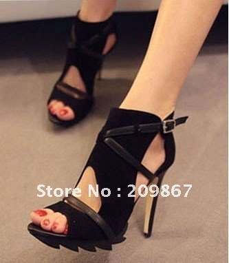 2012 summer gladiator high heels lady sandals women dress evening shoes