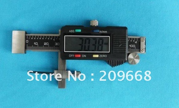 Free shipping 0-35mm LCD electronic digital face gap gauge step gauge mm/inch conversion face gap measuring vernier caliper