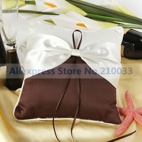 Free Shipping Elegant Cream and Chocolate Handcraft Unique Wedding Party 