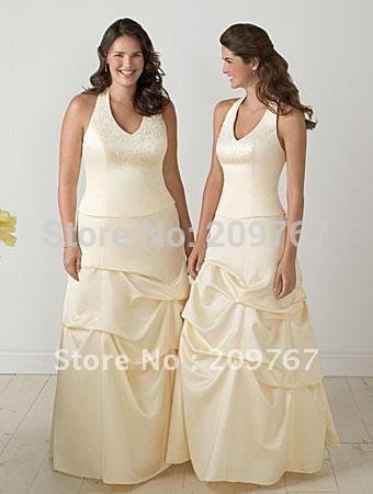 Wholesale-Cheap-Light-Yellow-Satin-Halter-V-neck-Wedding-Guest-Dress ... Wholesale-Cheap-Light-Yellow-Satin-Halter-V-neck-Wedding-Guest-Dress ...