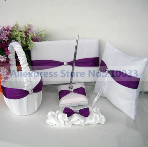 Free Shipping Purple Unique Wedding Ceremony Personalized Stuff Sash 