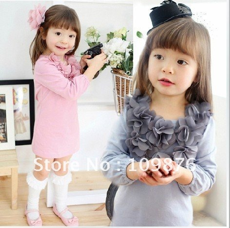 Blackshirt Dress on Girl Dress Children Dress Long Sleeve Dress  Children Autumn Clothes