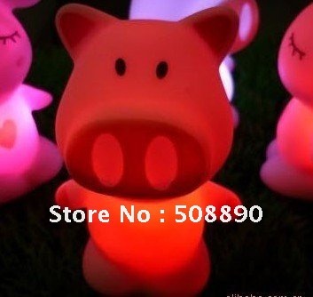 Cute Night Light on Elephant Shape 7 Color Lamp Night Light Cute Suitable For Kids Gift