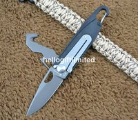 HX Dural Blades Multi Tool Toolkit Camping Pocket EDC Folding knife w/ Cord Cut &amp; Bottle Opener &amp; Screwdriver &amp; Saw &amp; Carabiner