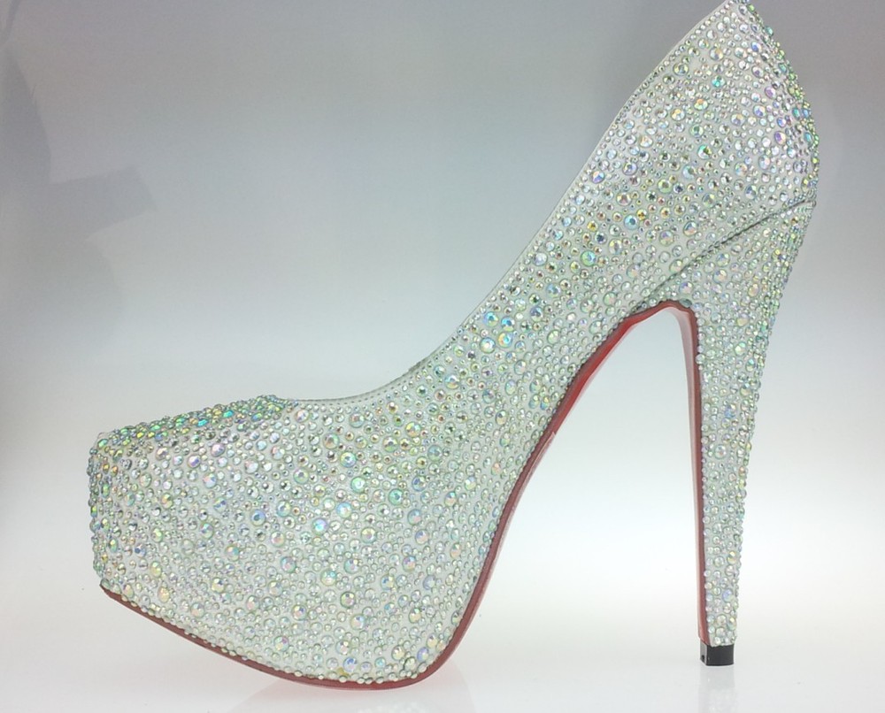  gray diamond Black Diamond T Taiwan high heels wedding shoes bride shoes