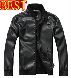 BEST QUALITY/Free Shipping 20% OFF 100% GOOD FEEDBACKS men/male leather jacket/COAT /OUTWEAR(China (Mainland))