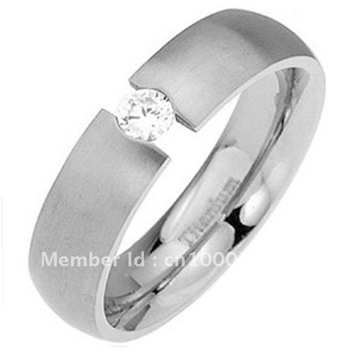 New Titanium Band Cubic Zirconia Jewelry Wedding Ring(China (Mainland ... New Titanium Band Cubic Zirconia Jewelry Wedding Ring(China (Mainland ...