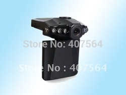 Free shipping H198 Car dvr with 6 IR LED night vision car video recorder 120 degree view angle(China (Mainland))
