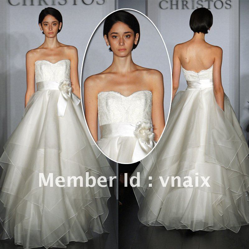  Designer Soft Sweetheart Ruffled Luxurious Satin A Line Wedding Dress