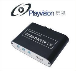 Free Shipping HD Audio Rush DTS AC3 5.1 Gear Sound Decoder for HDTV DVD player new hot selling(China (Mainland))