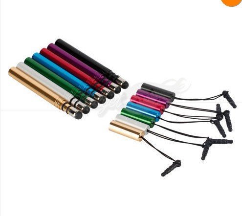 metal Stylus pen with cover for iPhone ipad capacitive touch smartphone Express Freeshipping