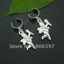 WHCEC051,New!free shipping wholesale silver plated classics cupid ear cuff,fashion clip earrings