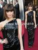 Rose Byrne 2012 Oscar Red Carpet Dress Sheath One shoulder Black Sequin Celebrity Dress Evening Dress IWRB001