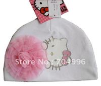  Kitty Baby  on Baby Girls Original Hello Kitty Hat With Flowers  Baby Hat  Baby