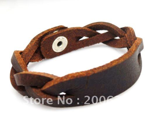 New 2017 Designer Jewelry Handmade Men Women Leather Cuff Vintage Guaranteed 100 Real Cow Make Your Own Leather Bracelets Designer Free Shipping