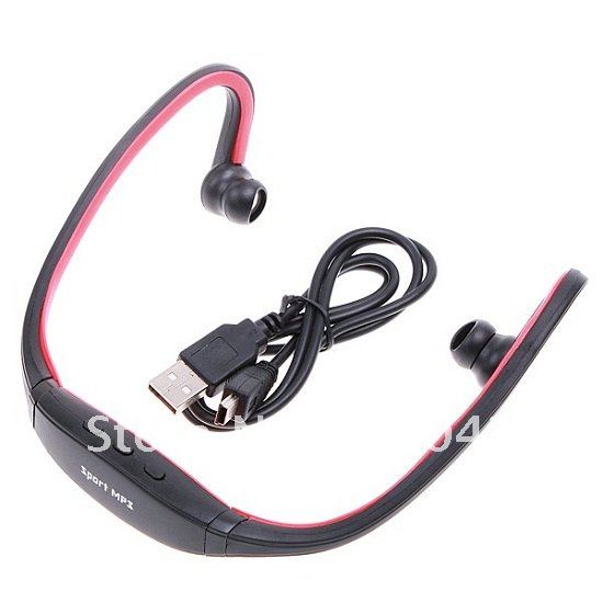 Free  Player on Sports Mp3 Headset   Wireless Headphone  Hands Free Mp3 Music Player