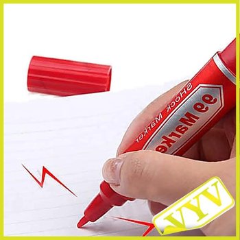 Electrostatic Marker Pen Shock Trick Gag Toy Practical Joke Prank Gift Red 900880-CG100492  free shipping