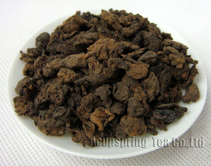 1998 year LaoChaTou Puerh 250g Old Tea Tugget Aged Loose pu er Pu er black puer