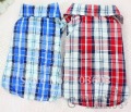 2012 spring and summer pet clothes, Pet Fashion plaid shirt, dog clothing, dog clothes  Free Shipping