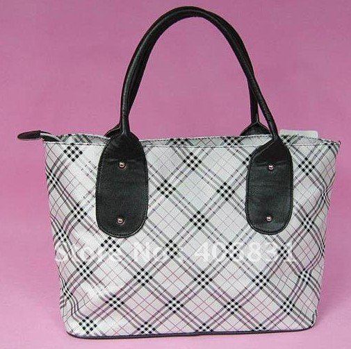 HelloKitty Lady Purse sale Charm Hand Bag plaid 1 6A18
