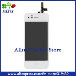 For iPhone 3G complete LCD with touch screen White and Black color, free shipping.(China (Mainland))