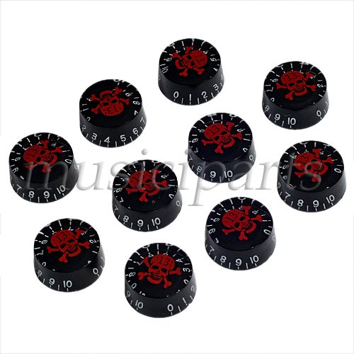 Black Guitar Knobs