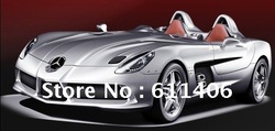 Free shipping 1:12 Radio controlled Models car,4 Channels remote cars Benz SLR McLaren(China (Mainland))