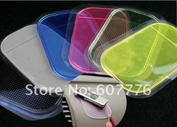 Esteira antiderrapante do deslizamento da almofada pegajosa mágica poderosa do gel de silicone não para o carro do telefone PDA mp3 mp4, transporte livre