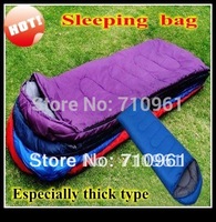 Free shipping 2012  New High Quality  Camping Summer Cotton Sleeping Bag Couple Sleeping bag