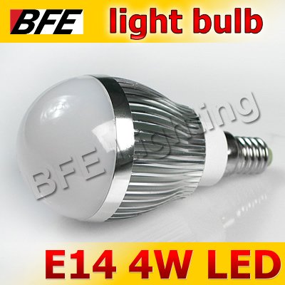  Globe Bulbs on 4pcs Lot E14 3 Led 4w Warm Cold White Bubble Ball Globe Light Bulbs