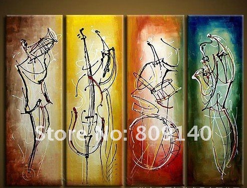 Abstract Wall on Abstract Decoration High Quality Handmade Home Office Wall Art Decor