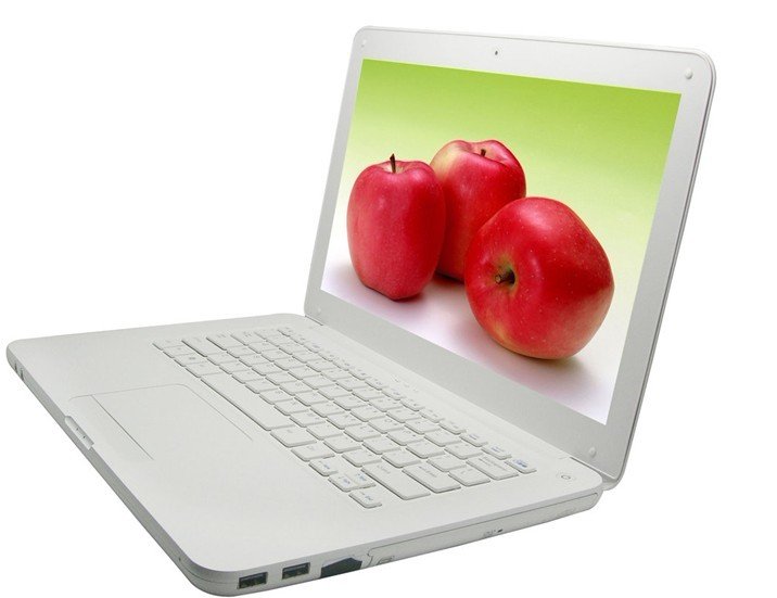 13 3 Inch Super Thin laptop with Atom D525 1 8Ghz 1GB 250GB HDD WIFI Webcam