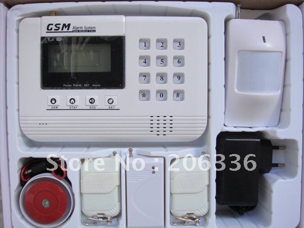 Купить 2-способ связи gsm охранная сигнализация с контроллером sms в ...